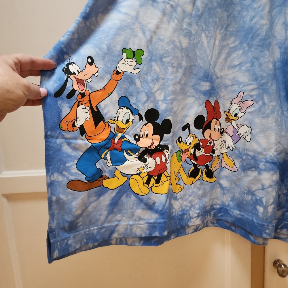 Disney Tie-Dye Unisex Character Long-Sleeve Spirit Jersey. NWT - Picture 10 of 15